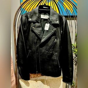 Coach Men’s Leather MOTORCYCLE JACKET